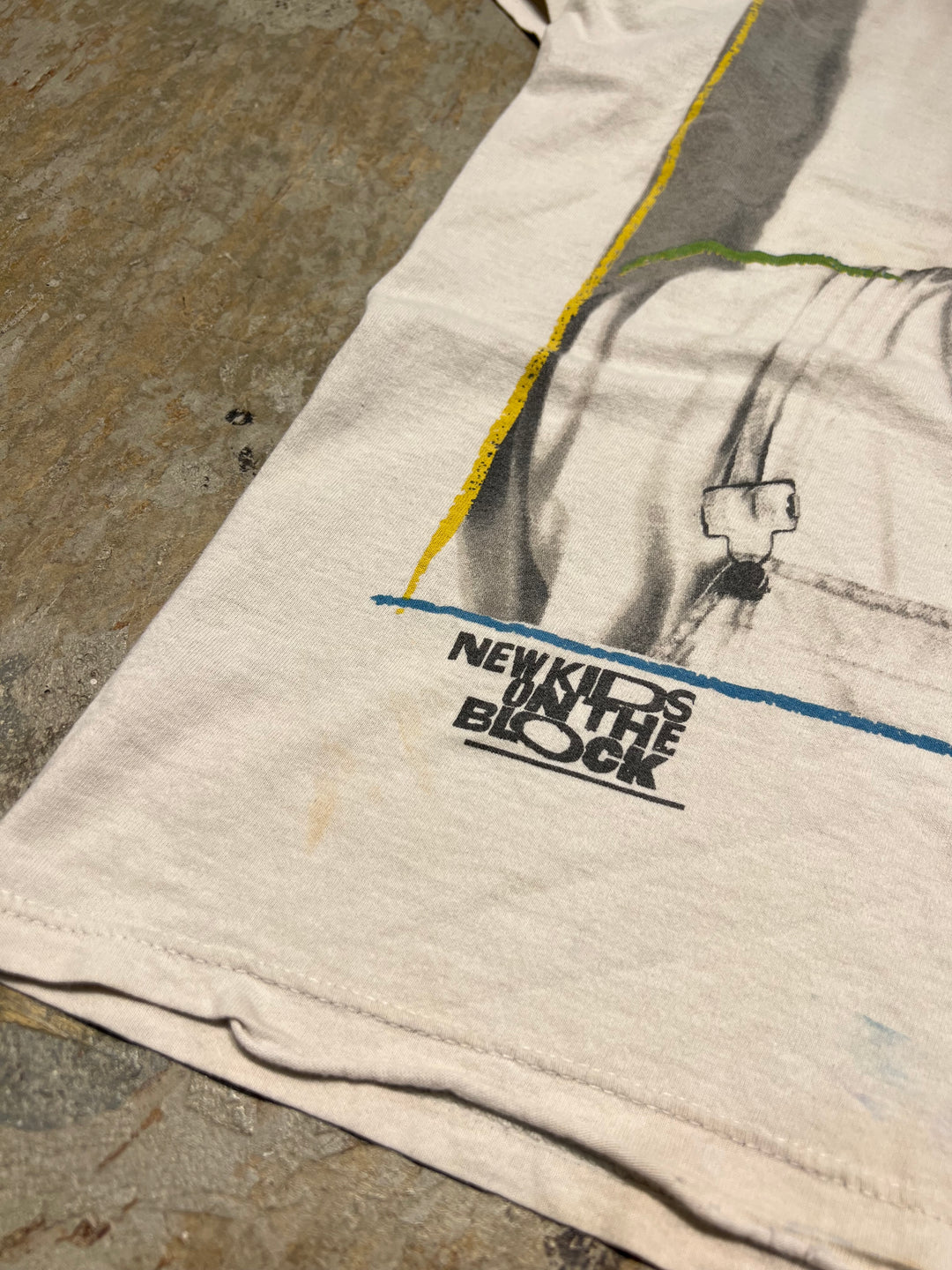 #MA147 古着 99's ニュー･キッズ･オン･ザ･ブロック / ジョーダン･ナイト /  ヴィンテージ シングルステッチ プリントTシャツ/サイズM相当