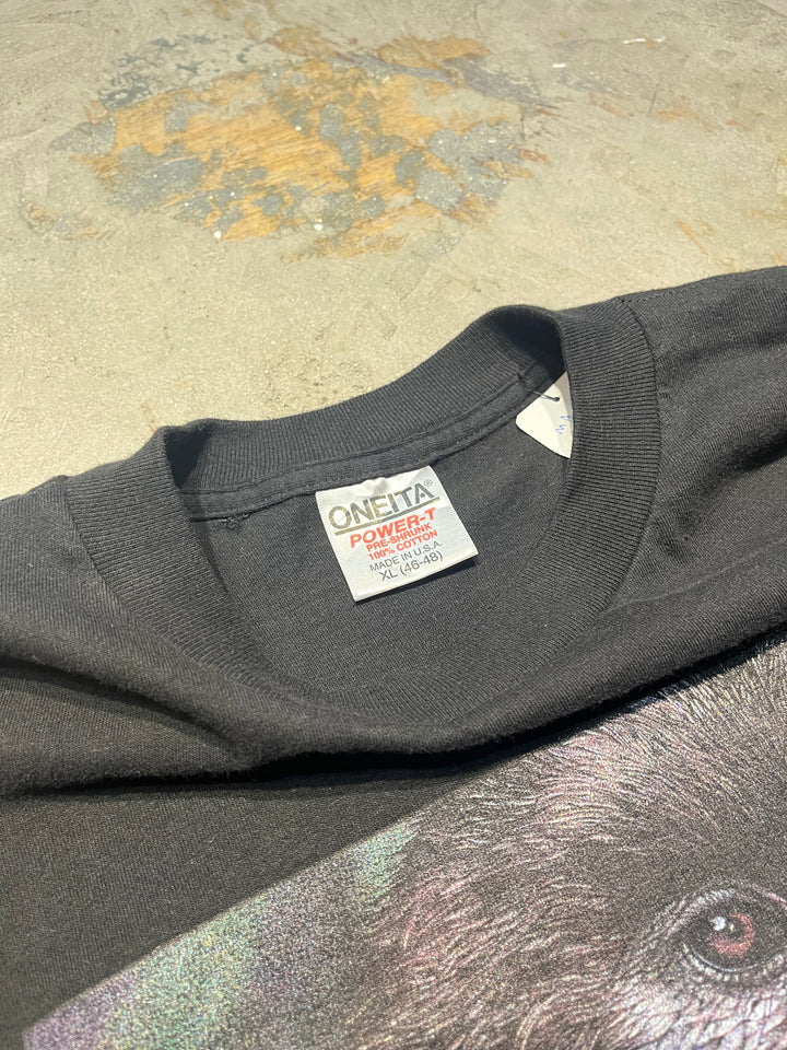 #MA119 古着 USA製 92's ONEITA/オニータ/ゴリラ グラフィック/ヴィンテーシングルステッチ Tシャツ/サイズXL